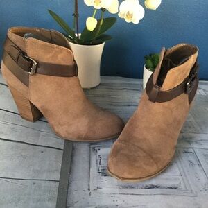 Carlos Santana Buckled Ankle Boots